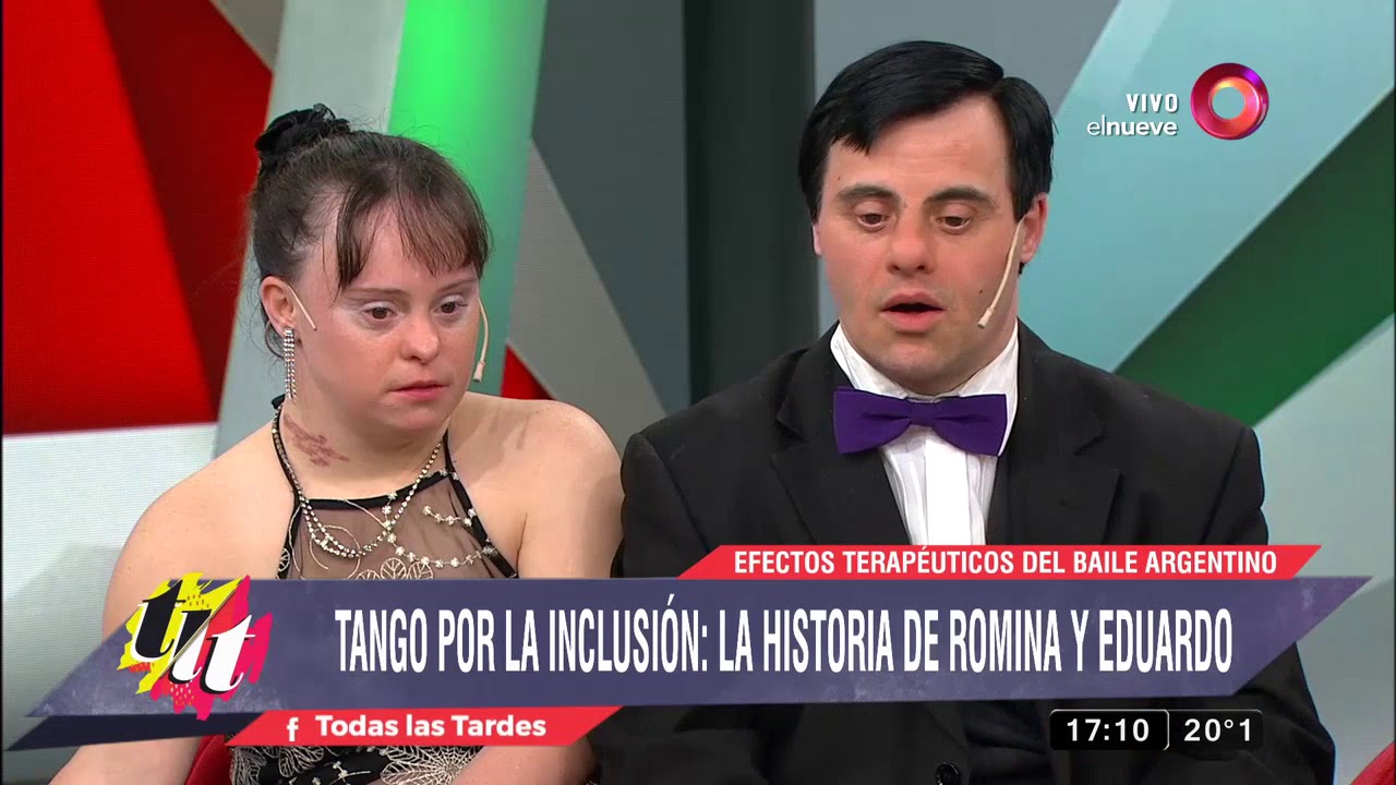 La primera pareja con síndrome de down que baila tango