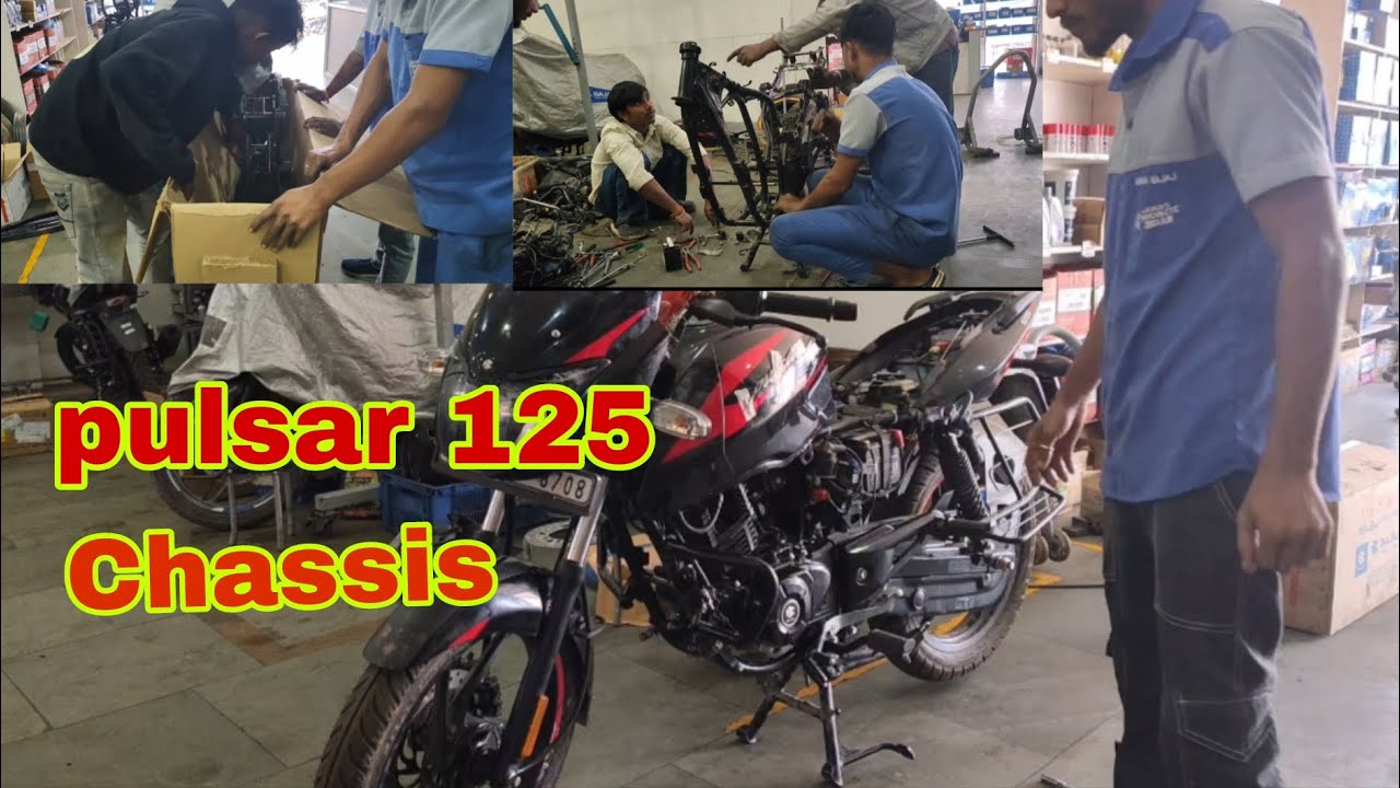 Pulsar 125 bs6 chassis replace 🫠
