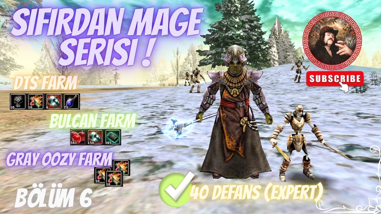 SIFIRDAN MAGE SERİSİ 🔥 | B&Ouml;L&Uuml;M #6 | ZERO | KNIGHT ONLINE | 2026 | DTS FARM | BULCAN FARM | GRAY OOZY