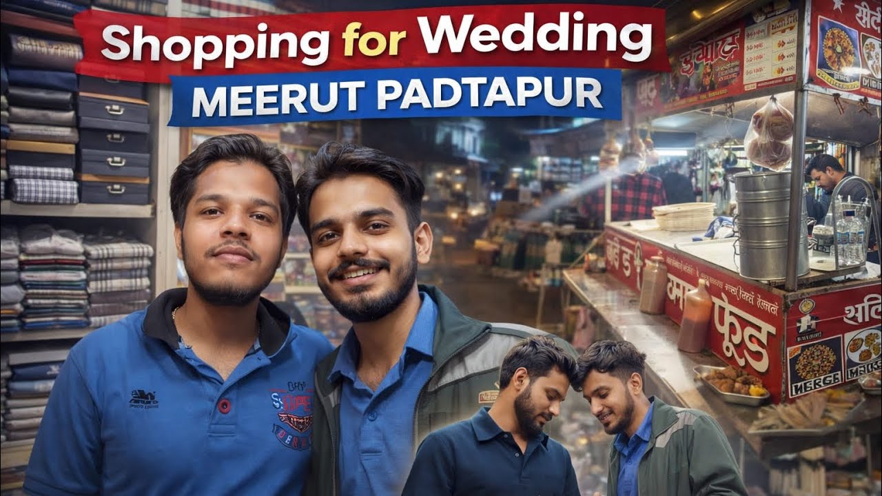 Wedding Shopping Vlog 🛍️ | Market Shopping with Friends | Meerut Pratappur