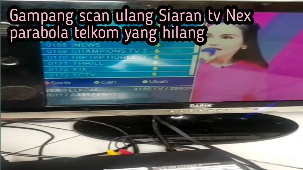 Cara Scan Ulang Siaran Nex parabola telkom yang Hilang