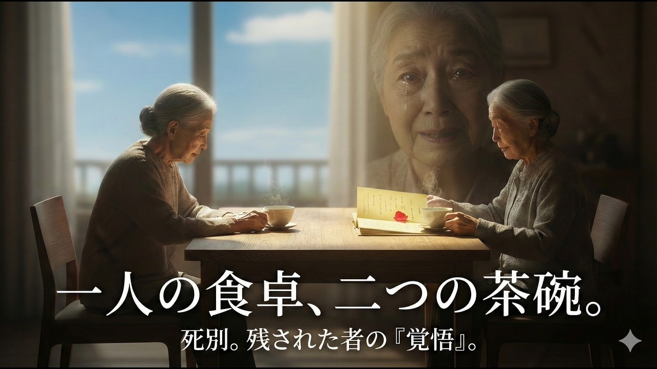夫が旅立って一年。私はようやく、幸せになることに決めました。#死別 #遺族 #孤独 #癒やし #グリーフケア #シニアの暮らし #心の平穏 #夫との別れ #泣ける話