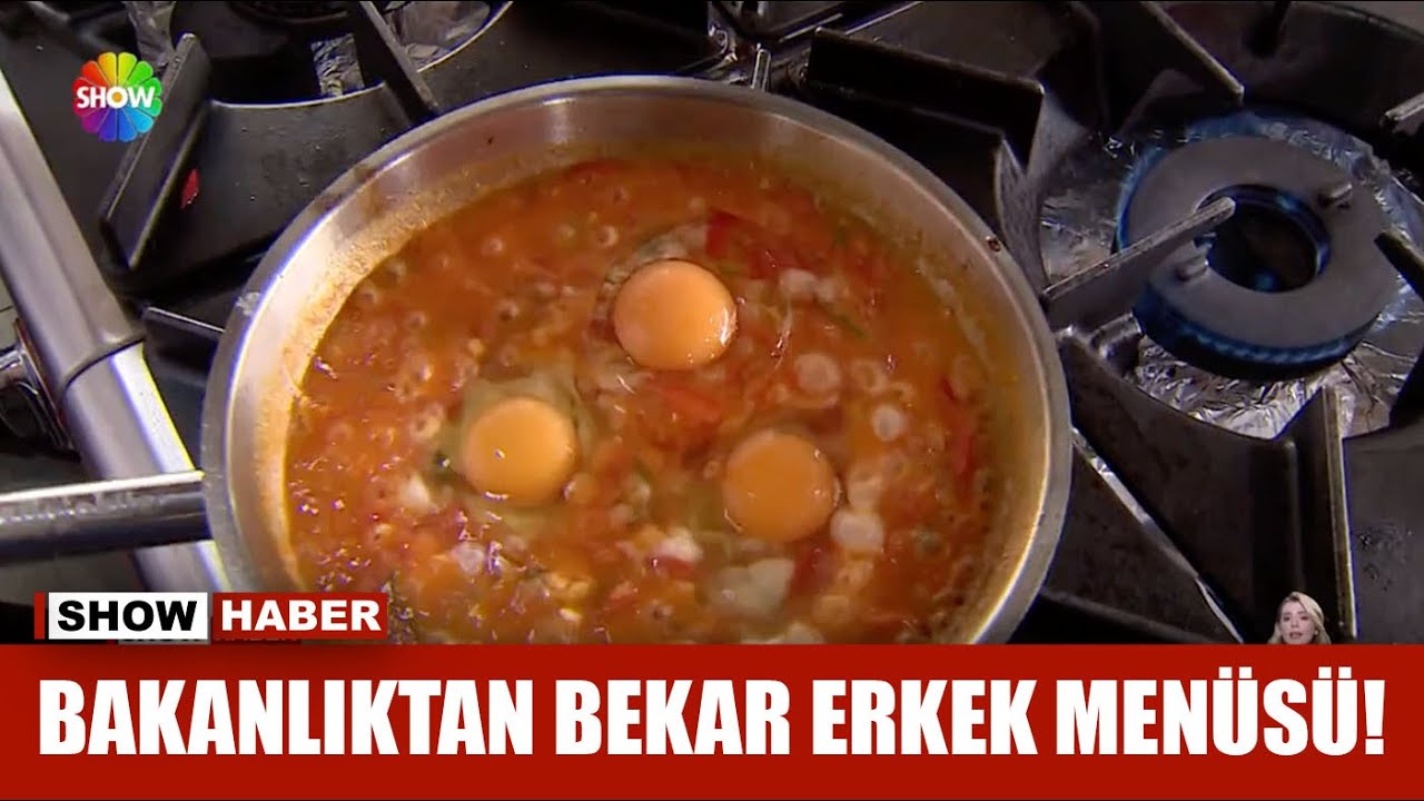 Bakanlıktan bekar erkek menüsü!