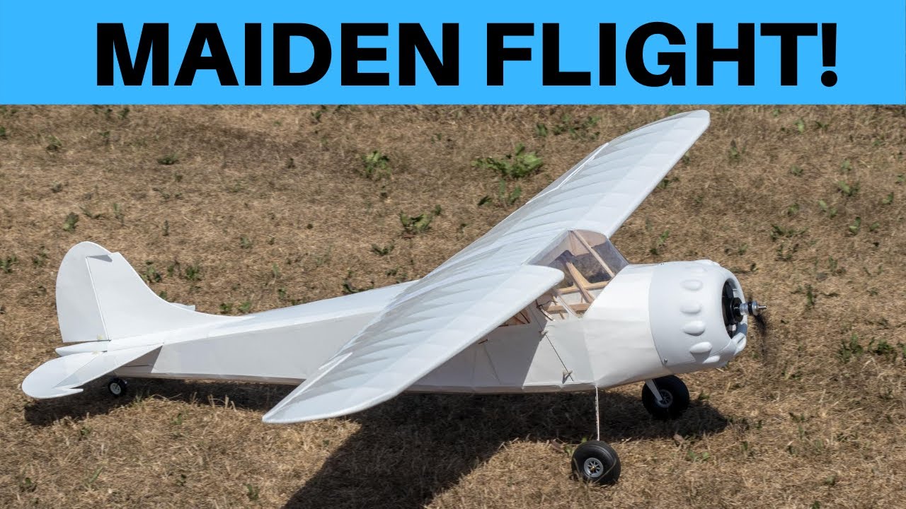 Brodak Cessna 195 Maiden Flight
