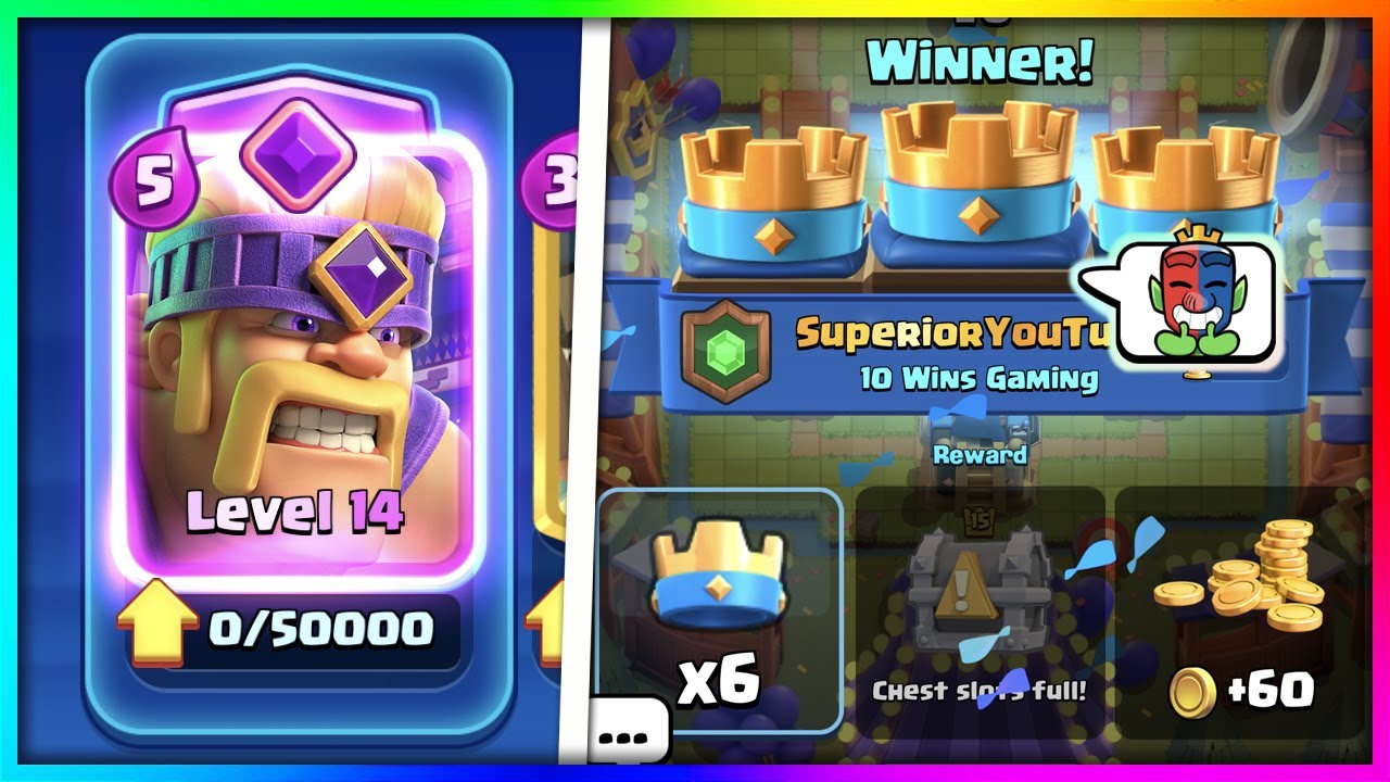 The BEST Evolved Barbarians Deck in Clash Royale