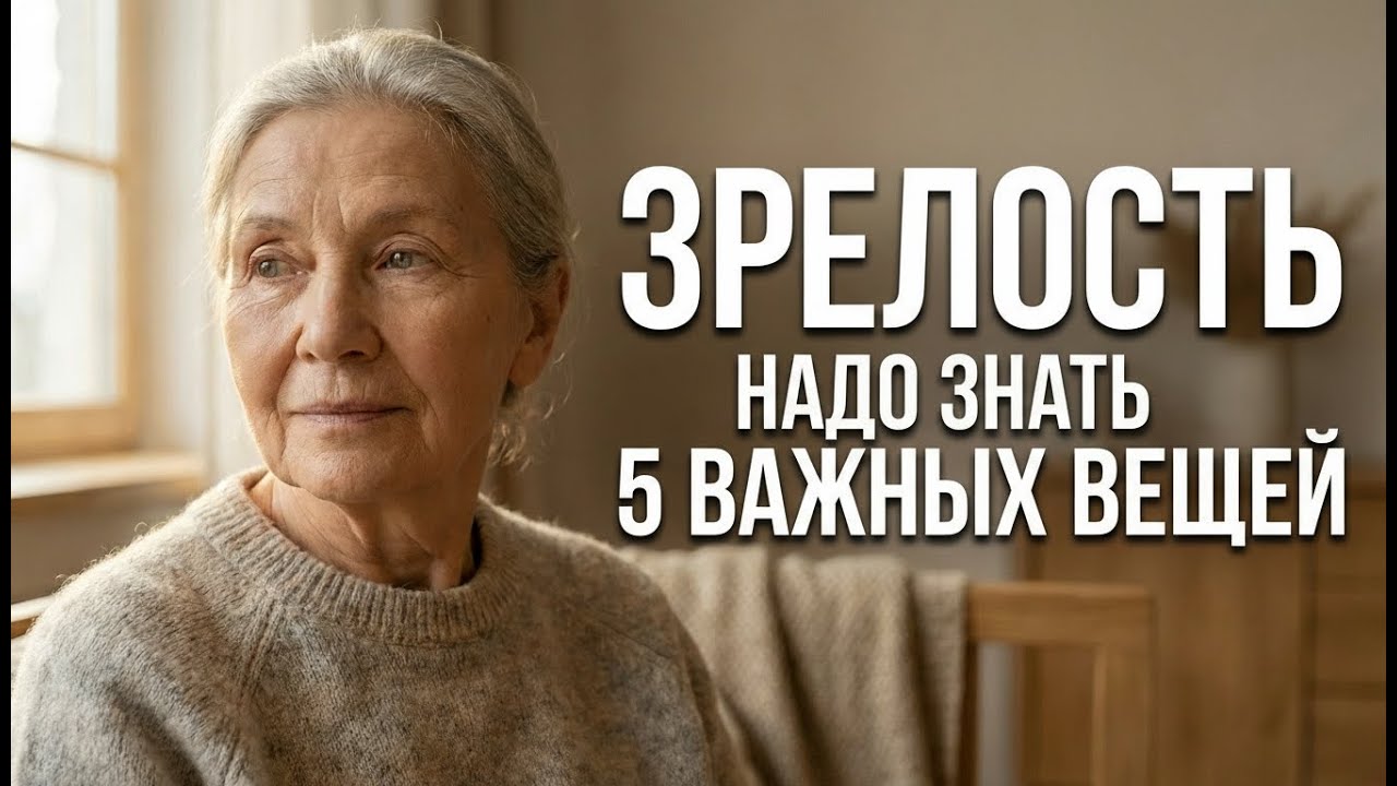 Зрелый возраст: 5 вещей, о которых редко говорят