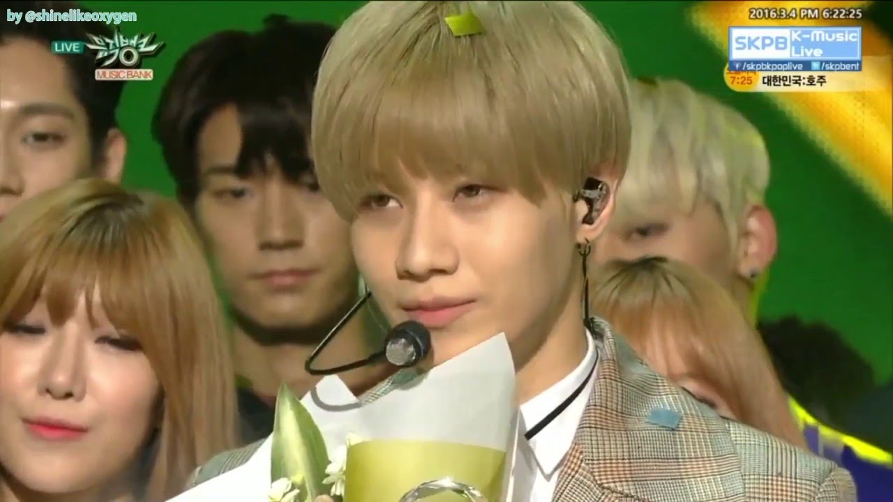 [ENG SUB] Taemin's 4th #1 winning speech with PYN + encore