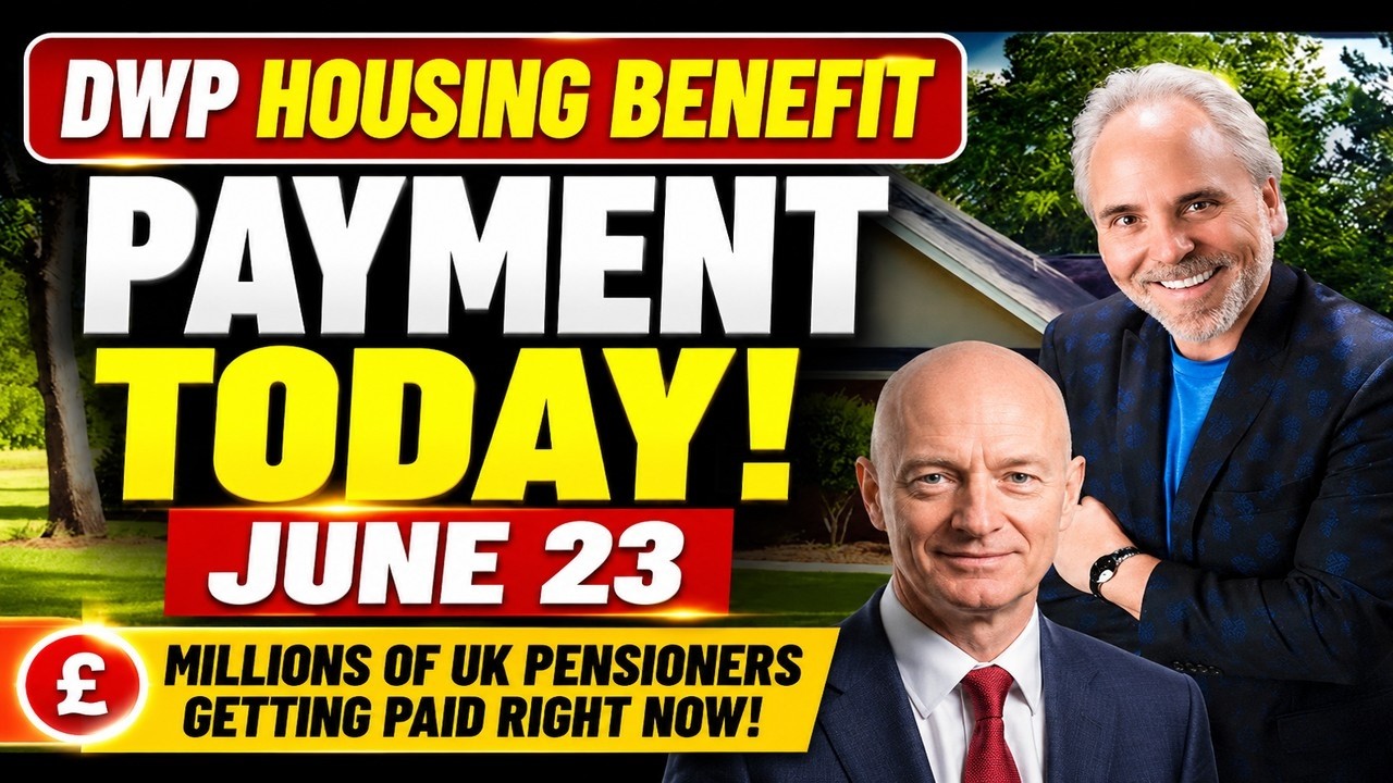 DWP HOUSING BENEFIT PAID TODAY! Millions of UK Pensioners Receiving June 23 Payments Right Now