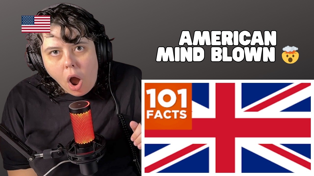 American Reacts to 101 Facts About the UK | Part 1