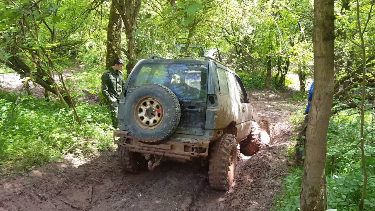 Nissan Patrol vs Nissan Terrano vs Ford Maverick Offroad Mammutpark 26.5.17