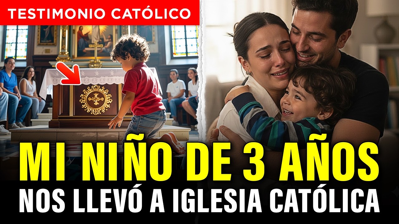 TESTIMONIO CATÓLICO: Hijo de 3 años se arrodilló frente al sagrario sin que nadie le enseñara