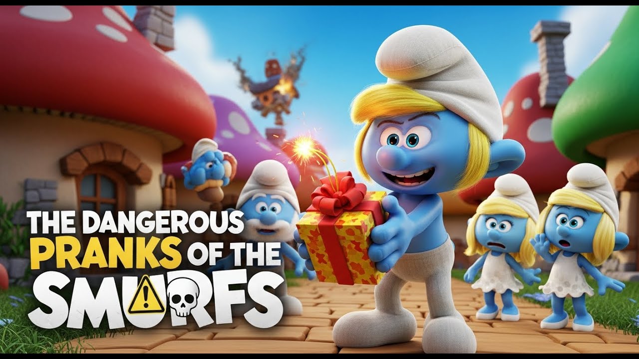The dangerous antics of the Smurfs: Are they too wild for the village? Find out now!