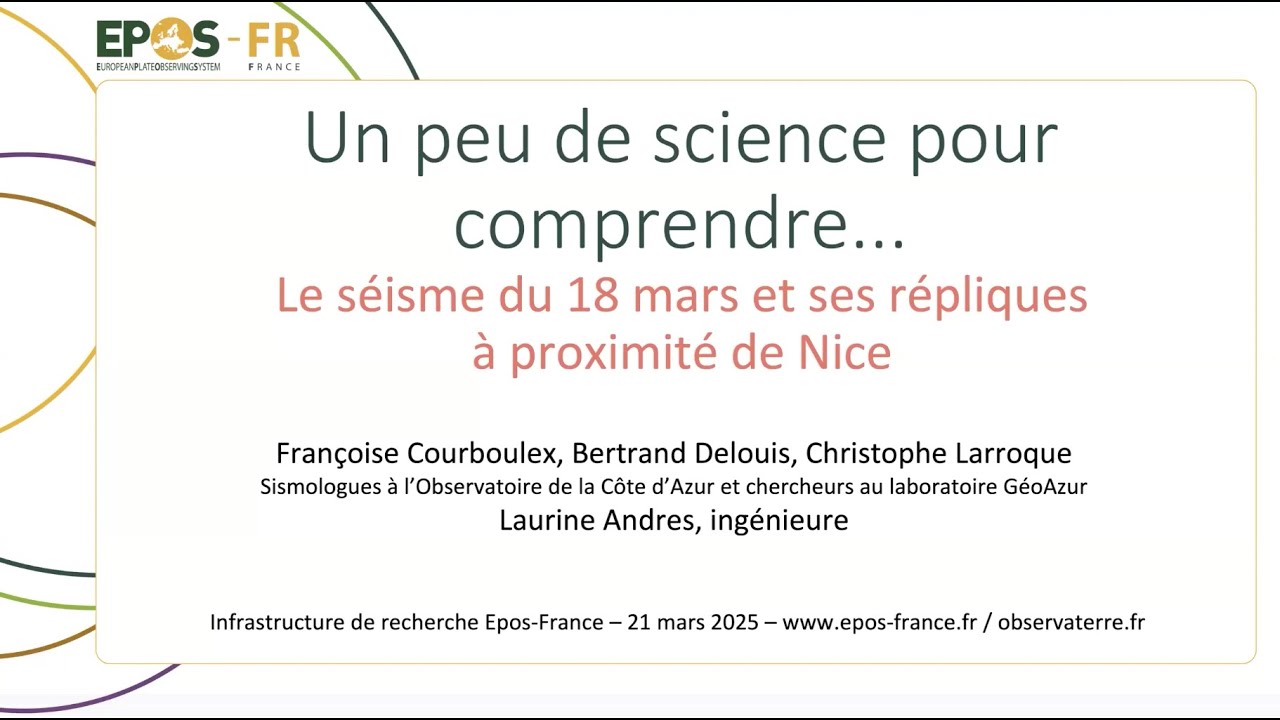 Séisme du 18 mars 2025 près de Nice : contexte et analyse