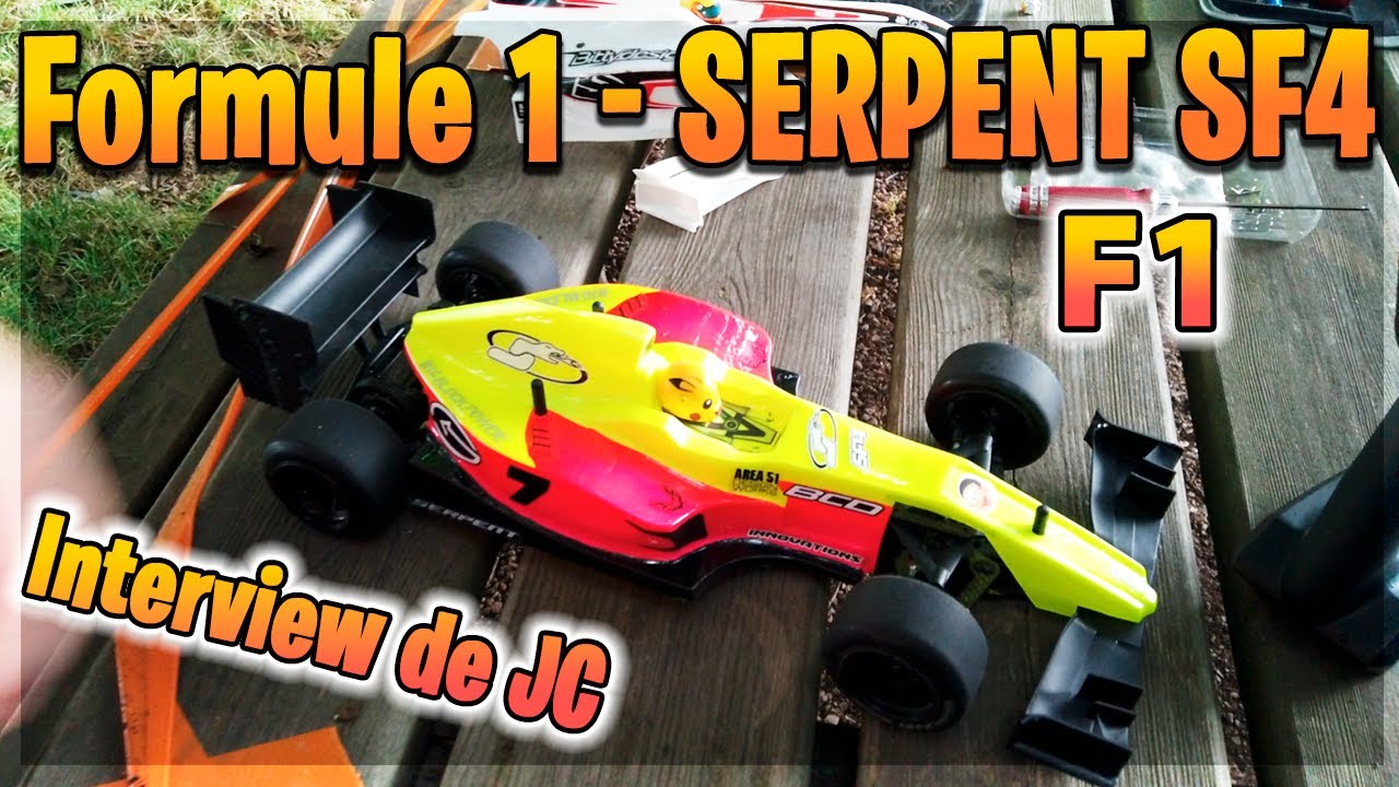 F1 Serpent SF4  RC - Formule 1 RC 1/10e - Interview de JC