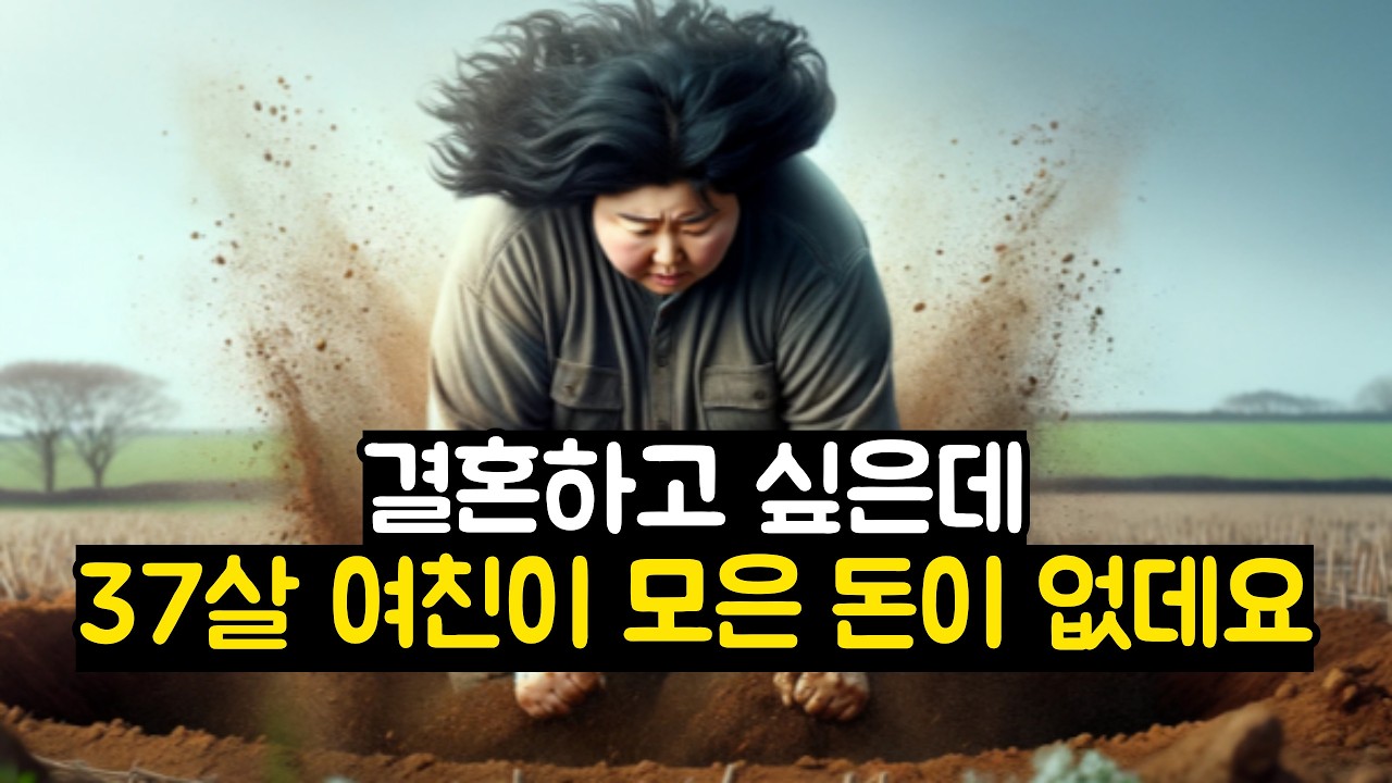 결혼하고 싶은데, 37살 여친이 모은 돈이 없데요