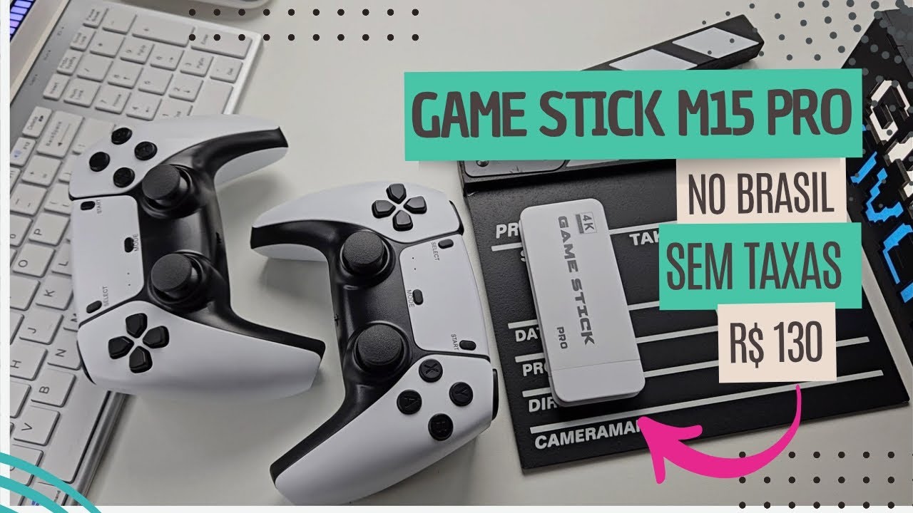 É POSSÍVEL? 20 mil Jogos No GAME STICK M15 PRO Apenas R$130 com Estoque no BRASIL?