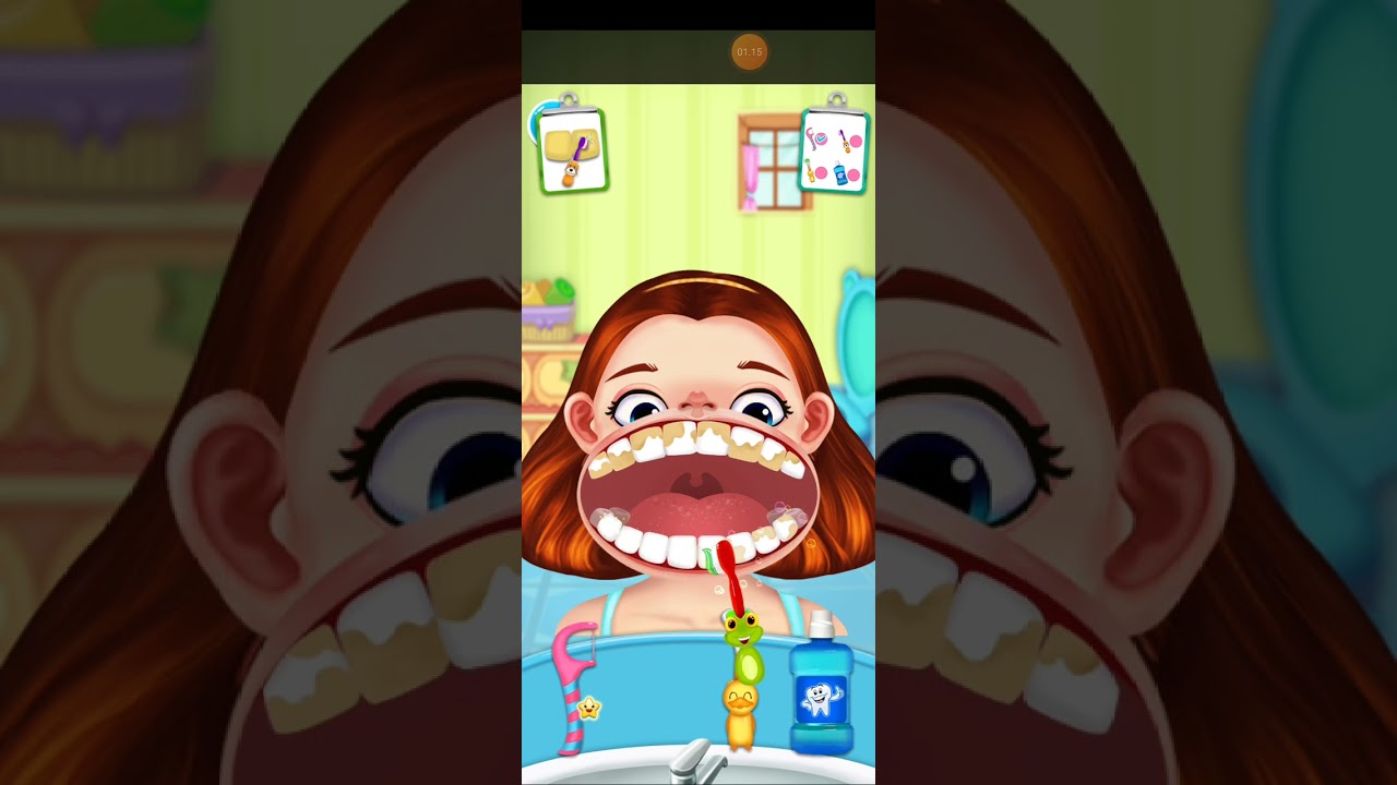 Dentist Games level 1 Android ios Walktrough  #shorts