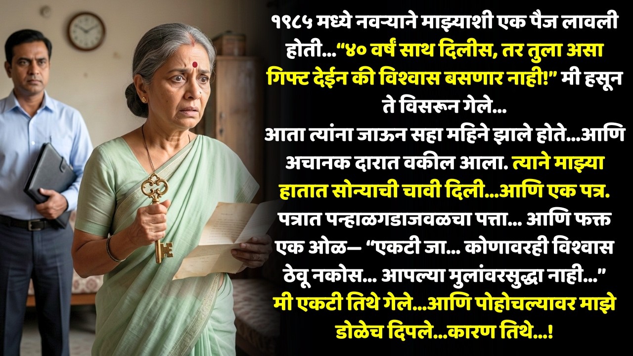 ४० वर्षं माझ्यासोबत राहिलीस, तर तुला विश्वास बसणार नाही असं गिफ्ट देईन! — नवऱ्याची पैज