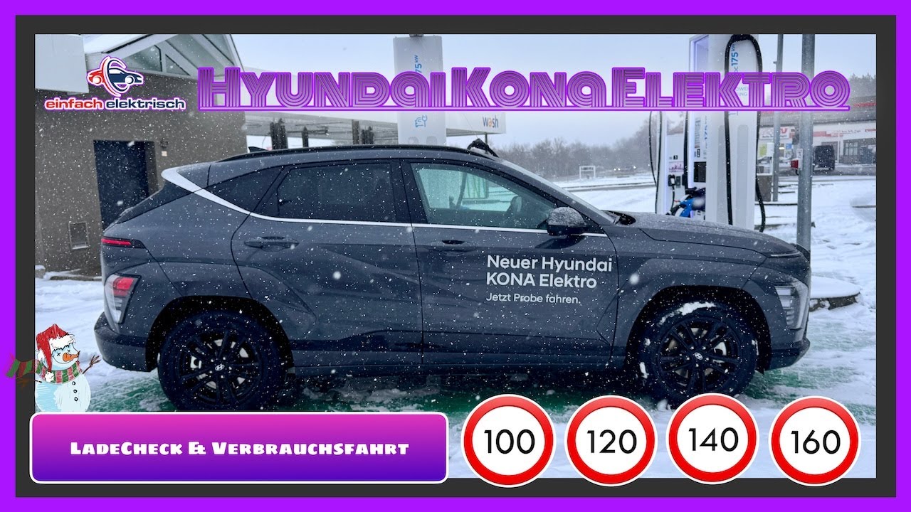 2024 Hyundai Kona Elektro Verbrauch & Laden haben uns überrascht 😳