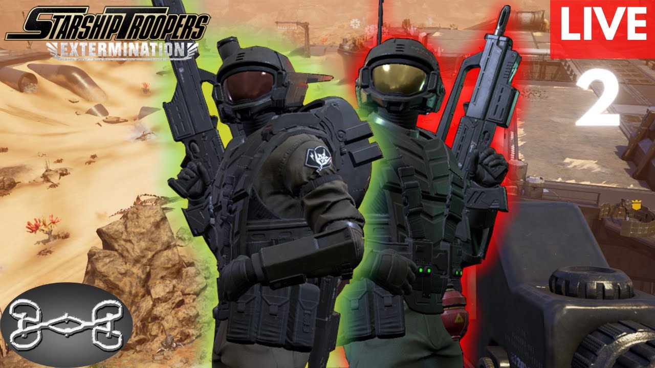 Fighting Off A Swarm Of Bugs | Starship Troopers Extermination Live Stream