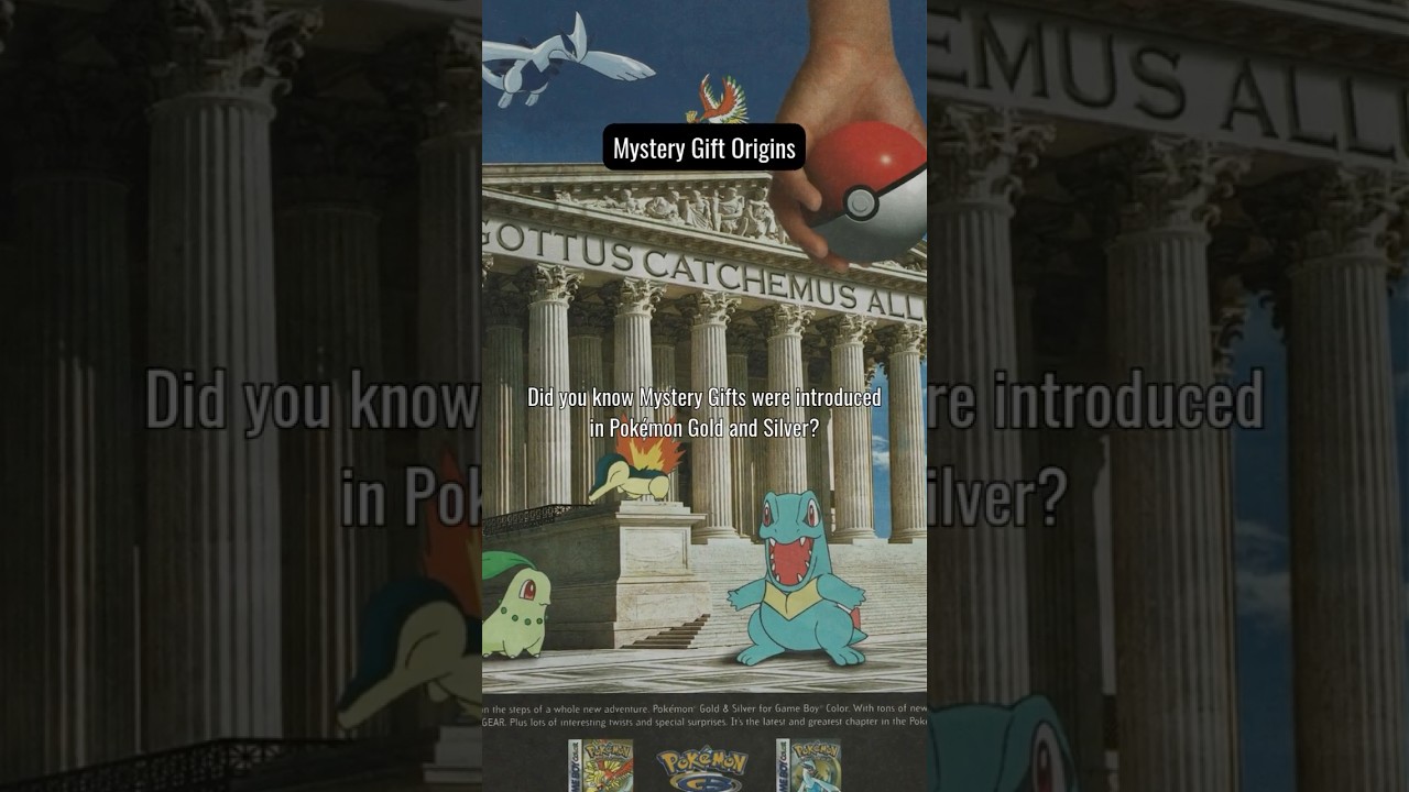 Remember Mystery Gifts from Gold & Silver? 🎁🟡⚫ #MysteryGift #Pok&eacute;monHistory #Pok&eacute;monGoldSilver
