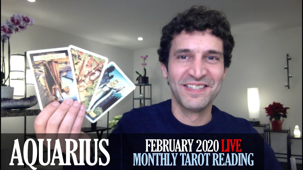 AQUARIUS February 2020 Live Extended Monthly Intuitive Tarot Reading by Nicholas Ashbaugh