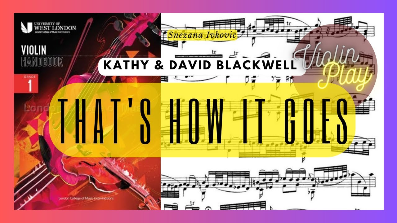That's How It Goes - Play Violin Along