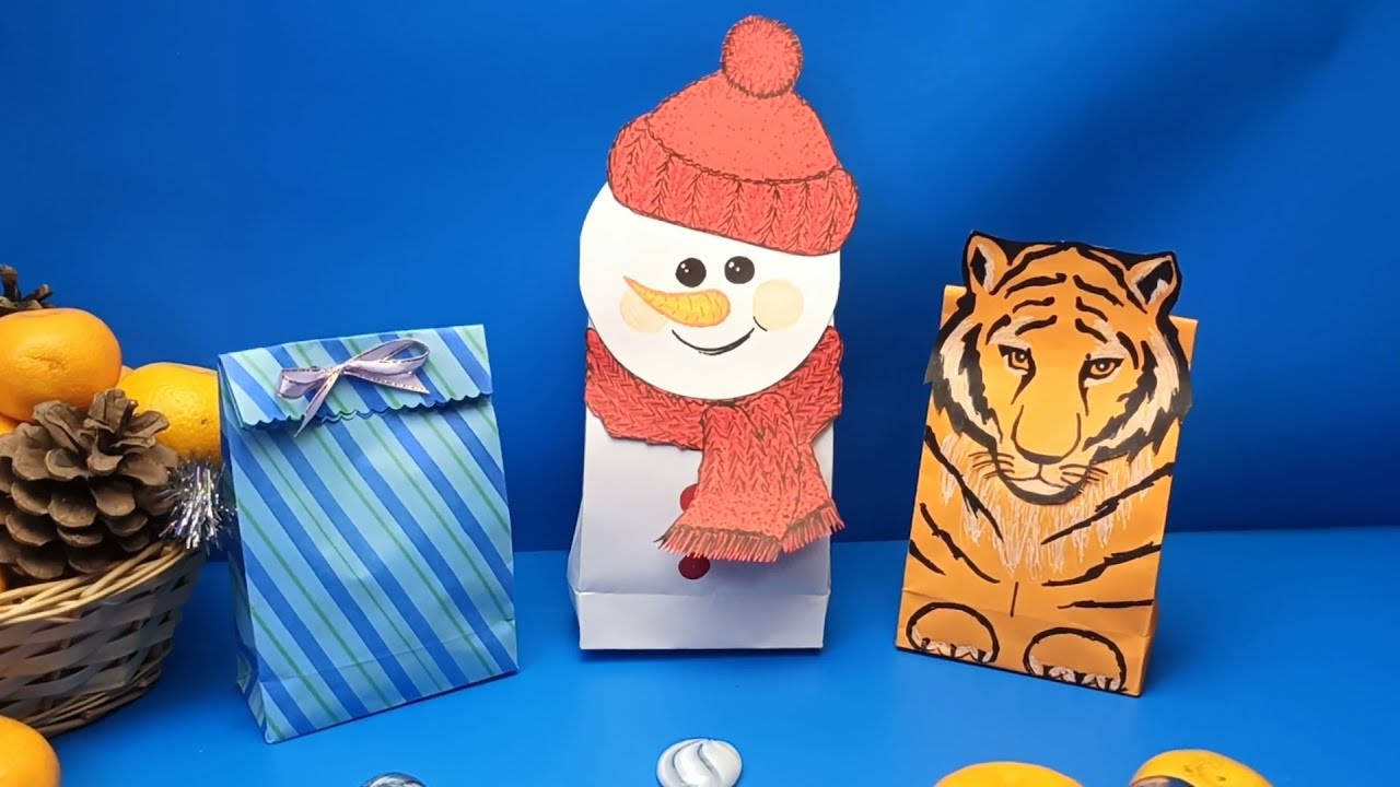 Оригами. Как сделать ПАКЕТ ДЛЯ ПОДАРКА  из бумаги своими руками / DIY BOLSAS PAPER BAG ORIGAMI.