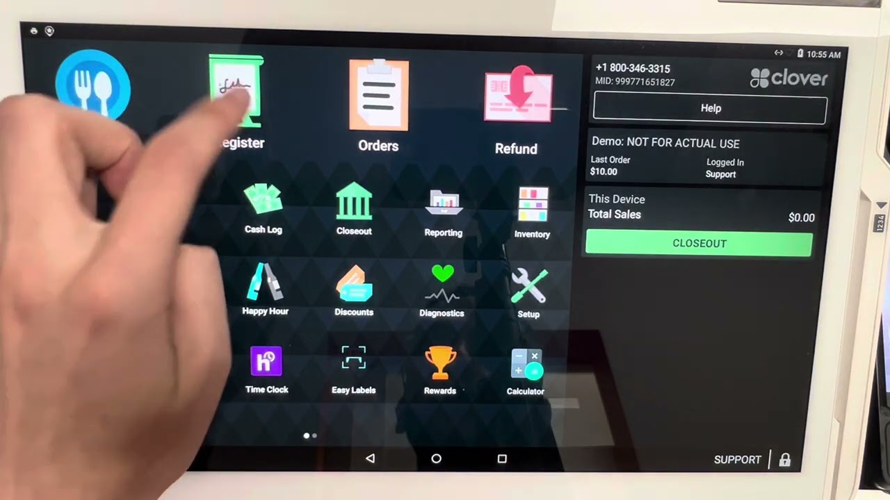 Clover POS - How to connect and reconnect a order printer to the Clover POS