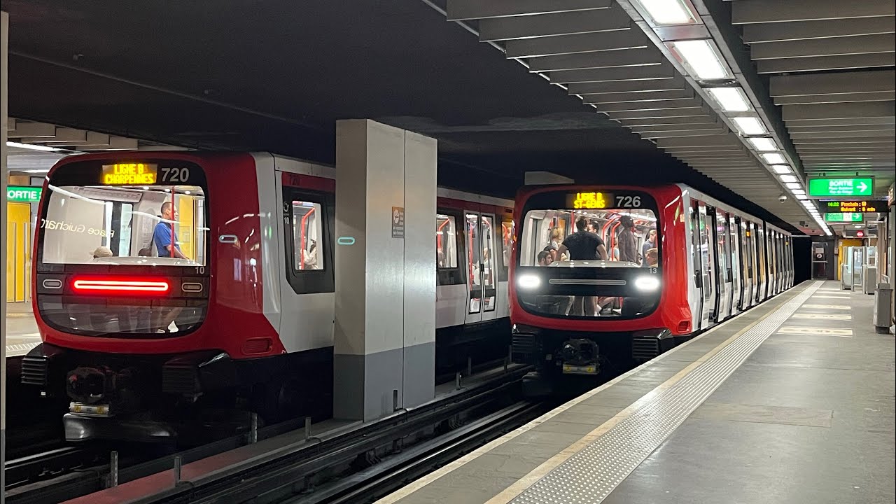 Métro de Lyon Ligne B passage de MPL16 (TCL)