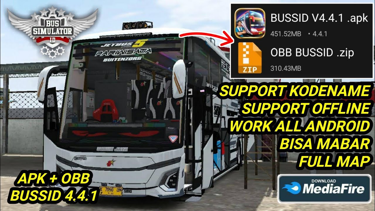 NEW ACC BUS FULL BASURI VIRAL !! MAIN BUSSID V4.4.1 TERBARU 2026 OBB SOUND HINO RK8 R260