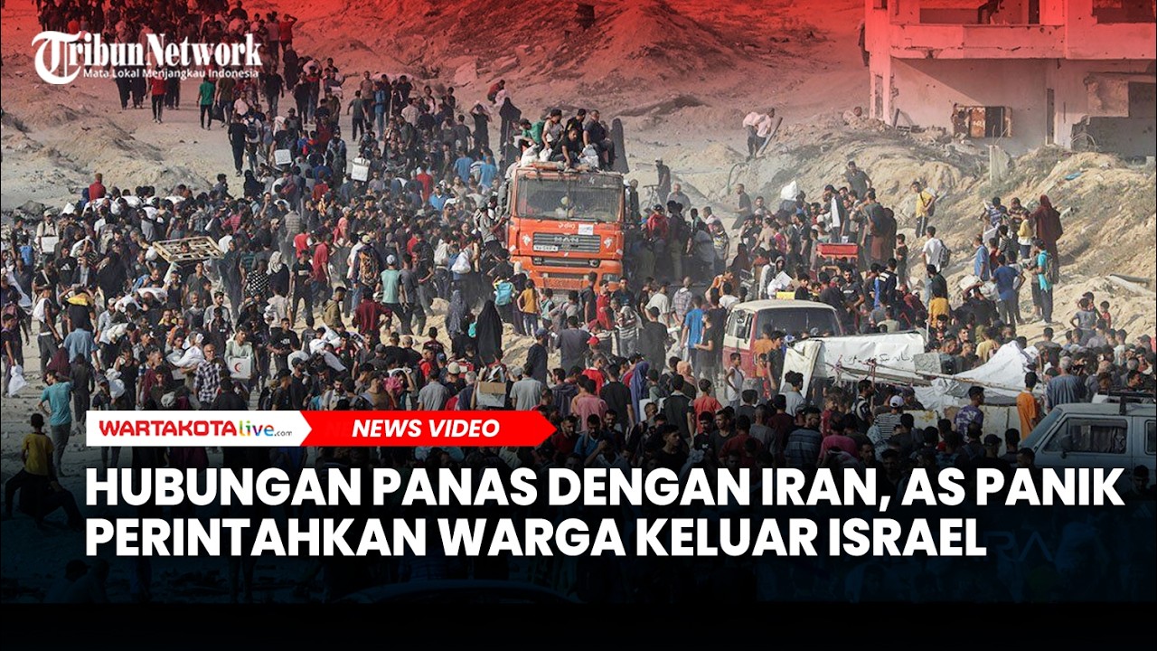 Hubungan Panas dengan Iran, AS Panik Perintahkan Warga Keluar Israel