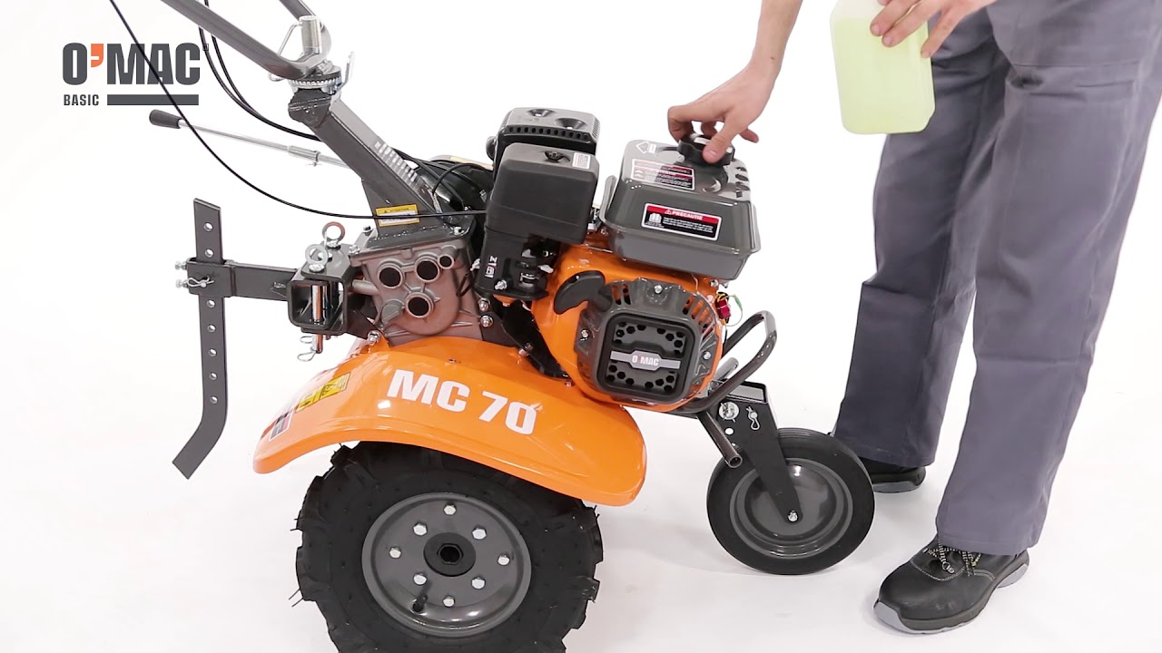 Motocultor MC 70 - Pornire si intretinere