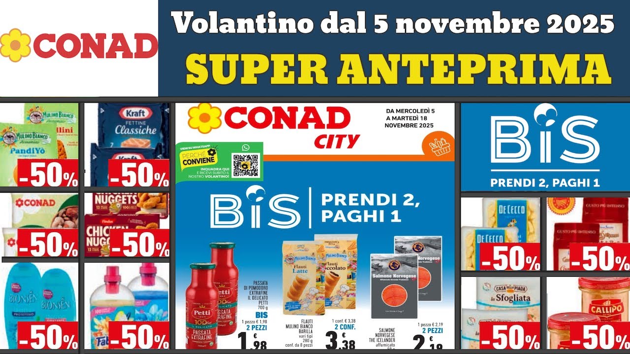 volantino CONAD dal 5 novembre 2025 ✅ 