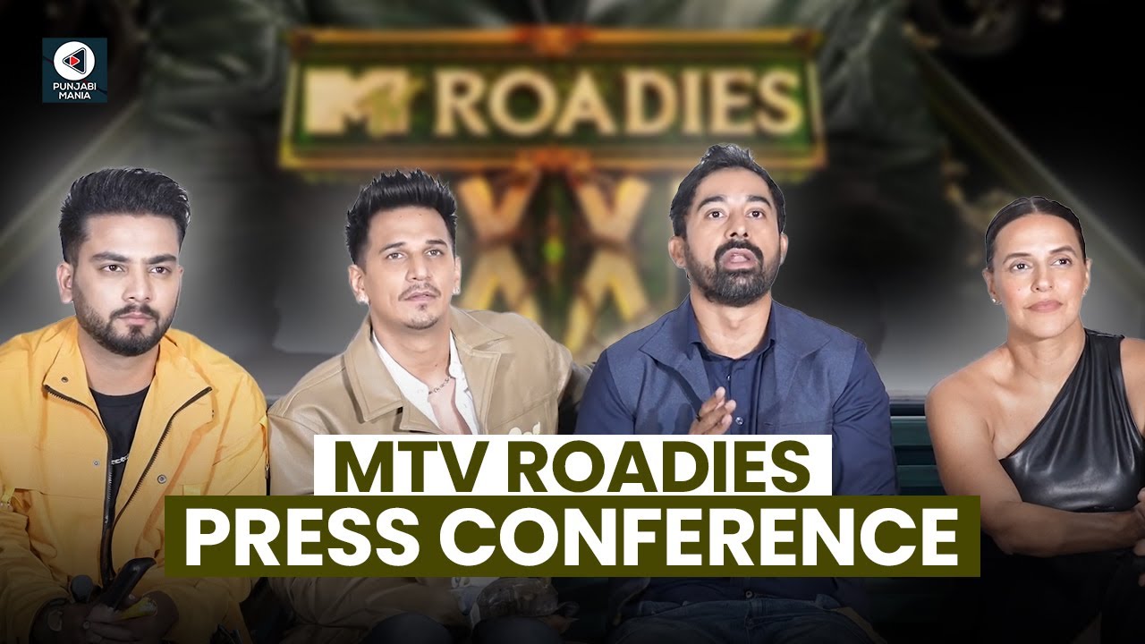 MTV Roadies Press Conference | Ranvijay Singha, Prince Narula, Neha Dhupia, Elvish Yadav | MTV