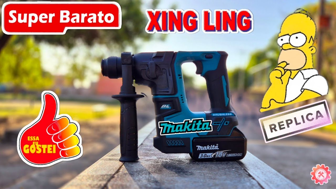 PREÇO IMBATIVEL - Martelete Makita Replica DHR171 18V Brushless