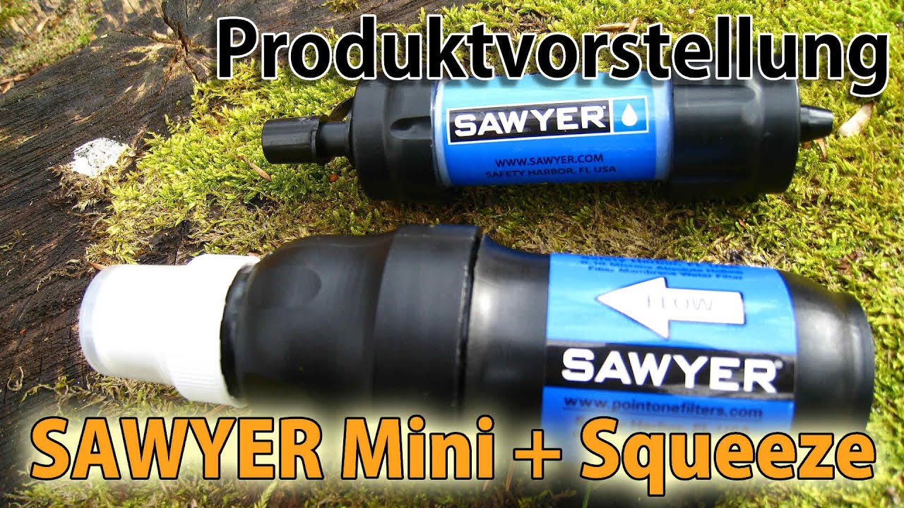 Produktvorstellung + Review SAWYER Wasserfilter Mini + Squeeze - Bushcraft Survival Hessen