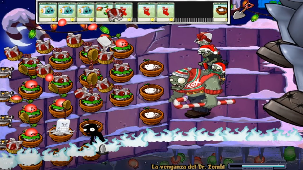 Plants VS Zombies Mod Navidad #1 -  Dr.Zomboss's Revenger