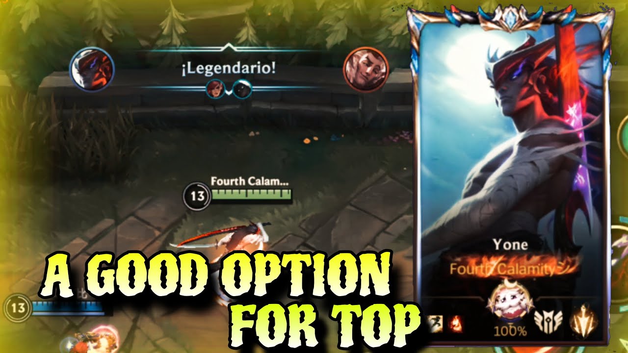Wild Rift Best Yone vs Darius | Ranked | Baron lane Gameplay S19