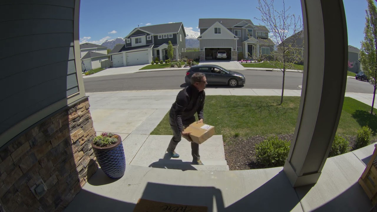 Package Thief Caught on Doorbell Camera | Real Porch Pirate Footage