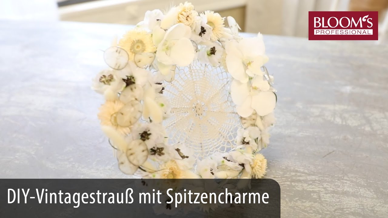 DIY-Vintagestrauß mit Spitzencharme | Hochzeitsfloristik | wedding floristry | BLOOM's Floristik