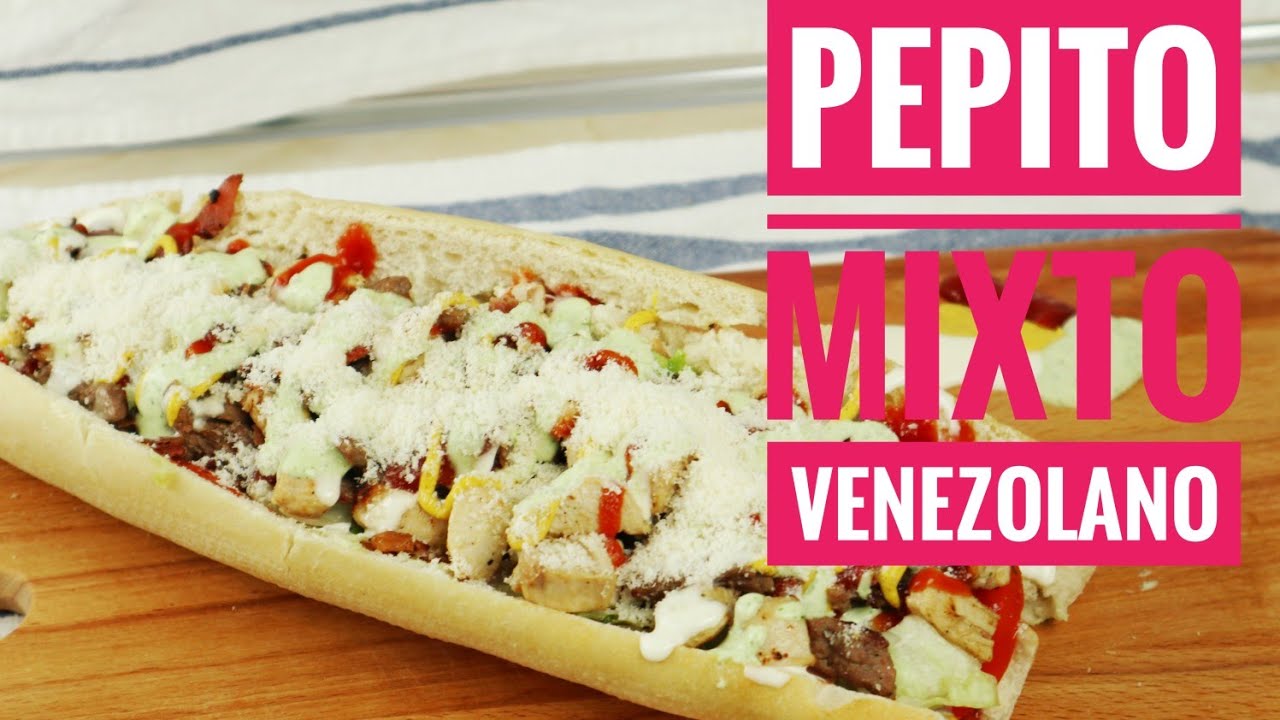 Pepito Venezolano / Mixto Tradicional / Fácil Recetas Venezolanas
