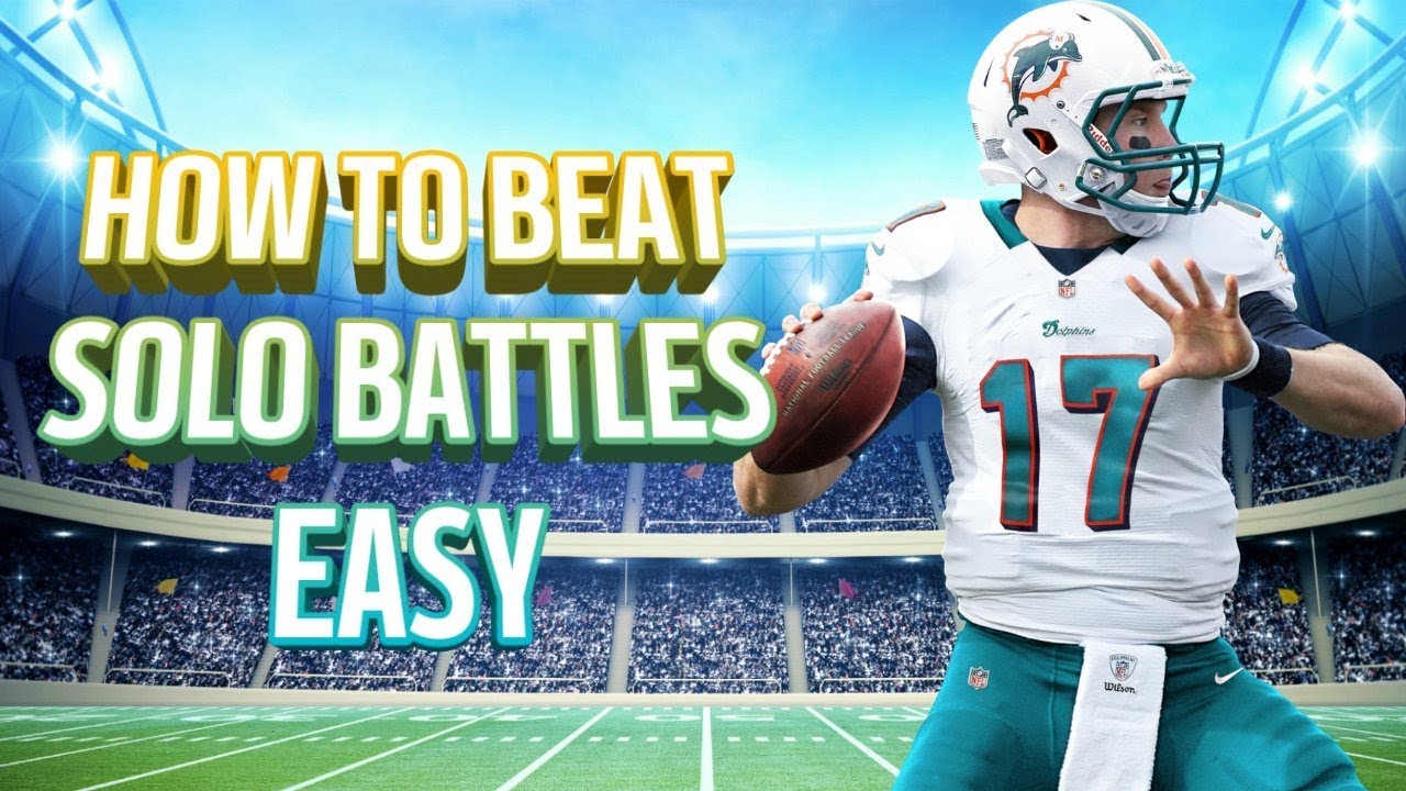 Easiest Way to Beat Solo Battles Madden 19 Ultimate Team!
