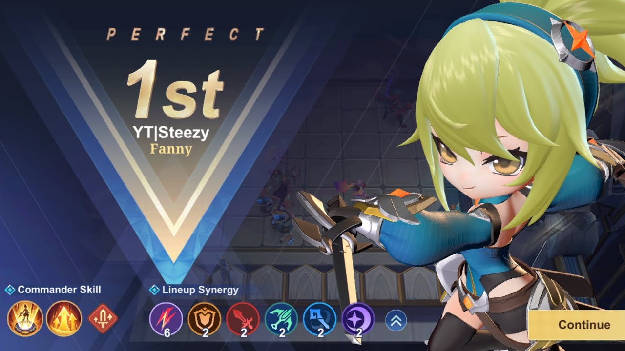Fanny perfect game! | Magic chess GoGo commander fanny