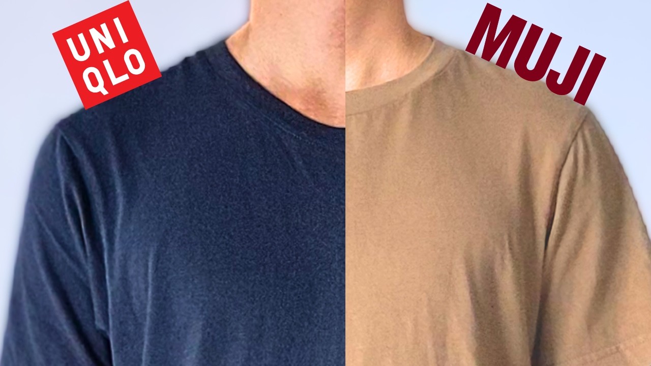 Кто делает лучшую базовую футболку? | Детальное сравнение UNIQLO и Muji