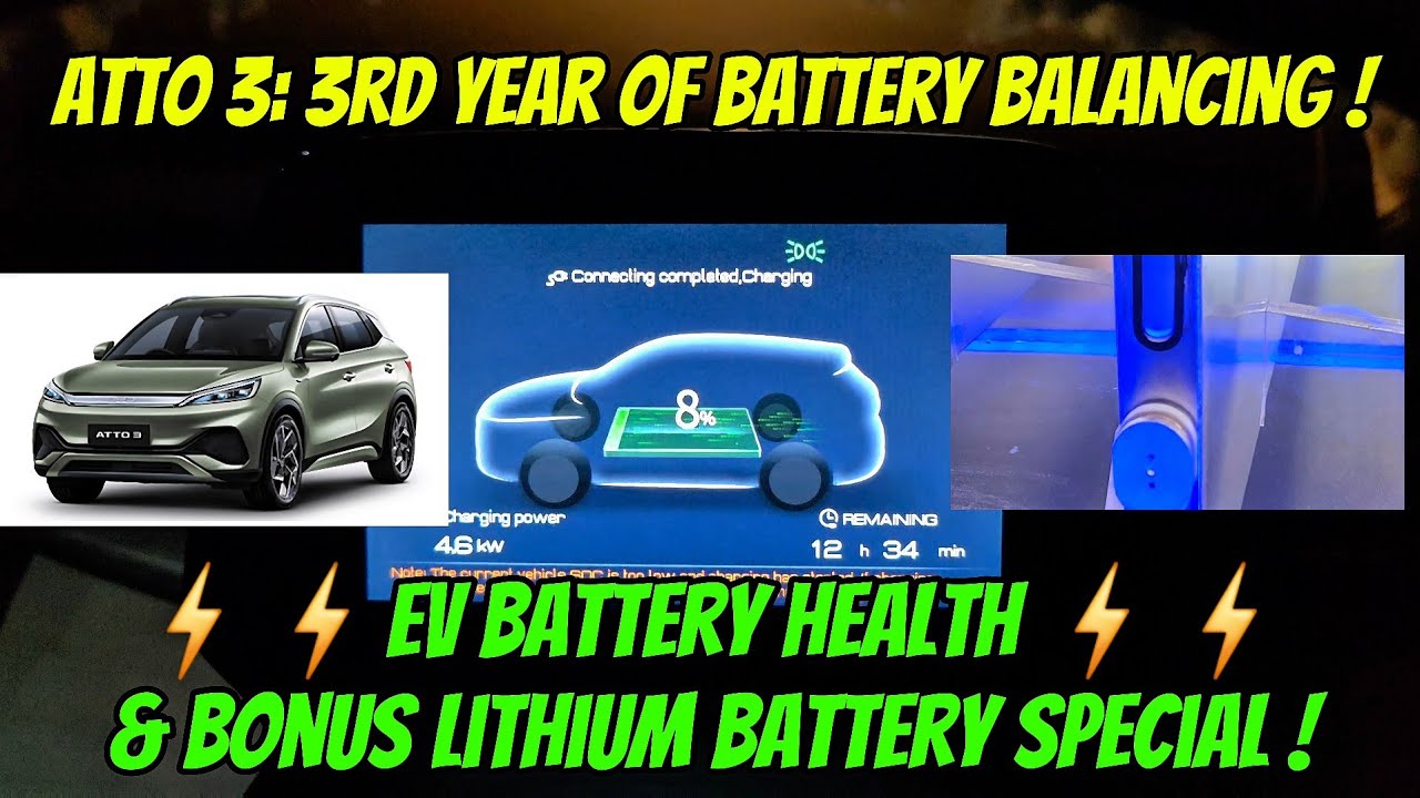 Atto 3: 3rd Year of Battery Balancing & Your EV Battery Health! 