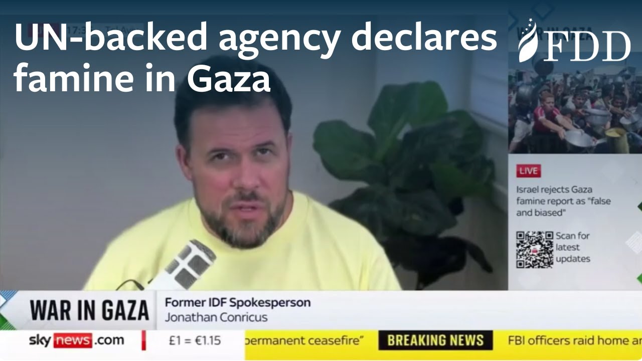 Jonathan Conricus on the UN-backed IPC declaring a famine in Gaza — Sky News