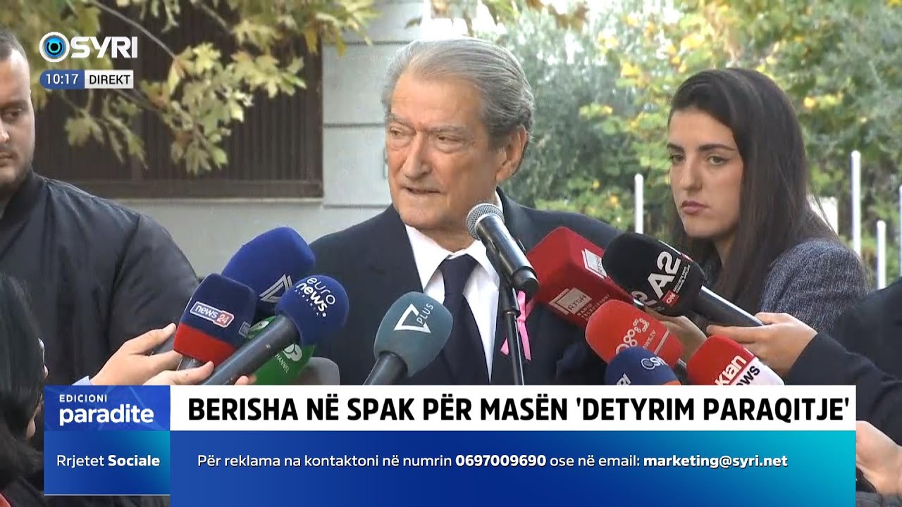 Kreu i PD, Sali Berisha deklarat&euml; p&euml;r mediat pas paraqitjes n&euml; SPAK