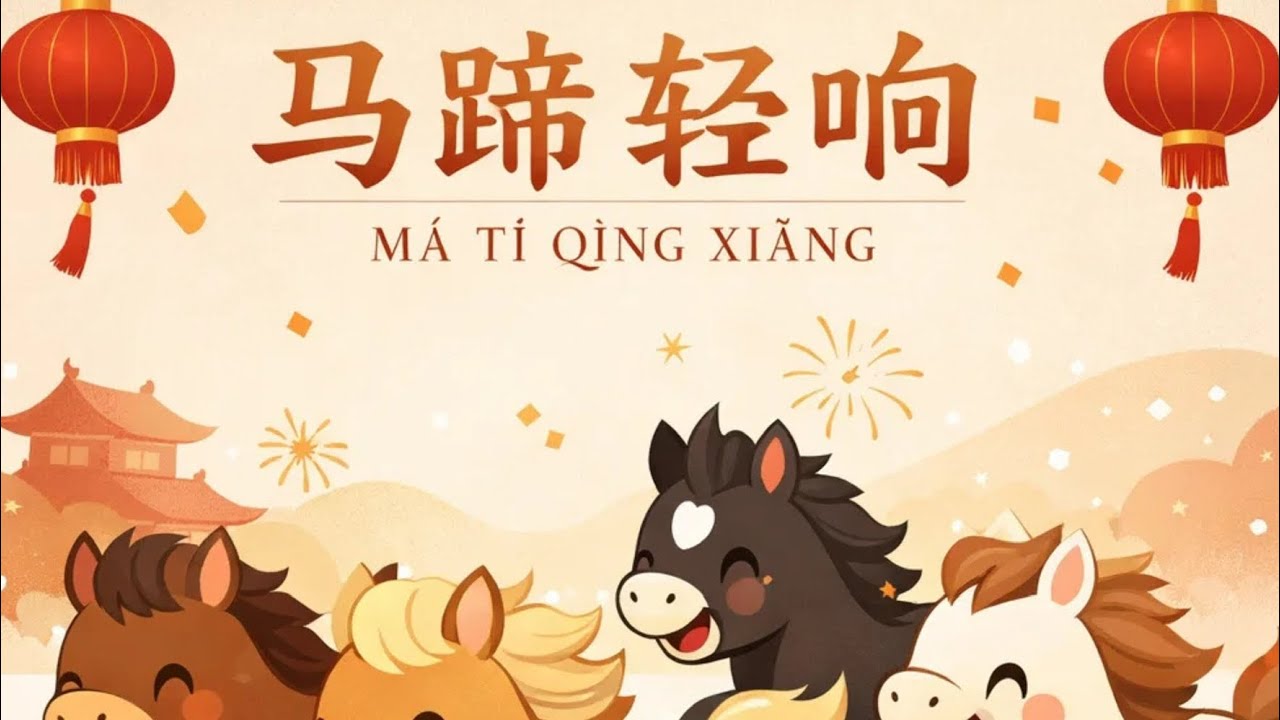 《马蹄轻响》 2026新年歌🎊🎉（歌词版）