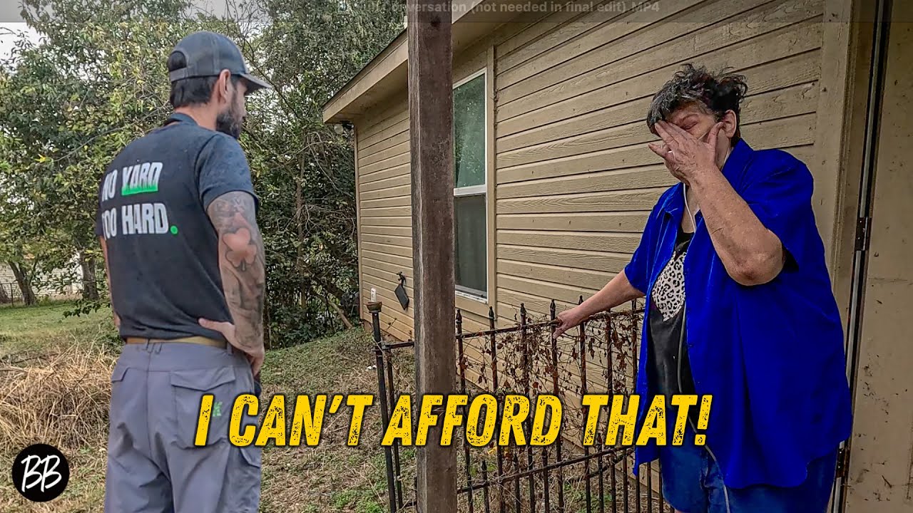 Her YARD grew Out of CONTROL and it became TOO MUCH to face ALONE! | Helping Violet Part 1